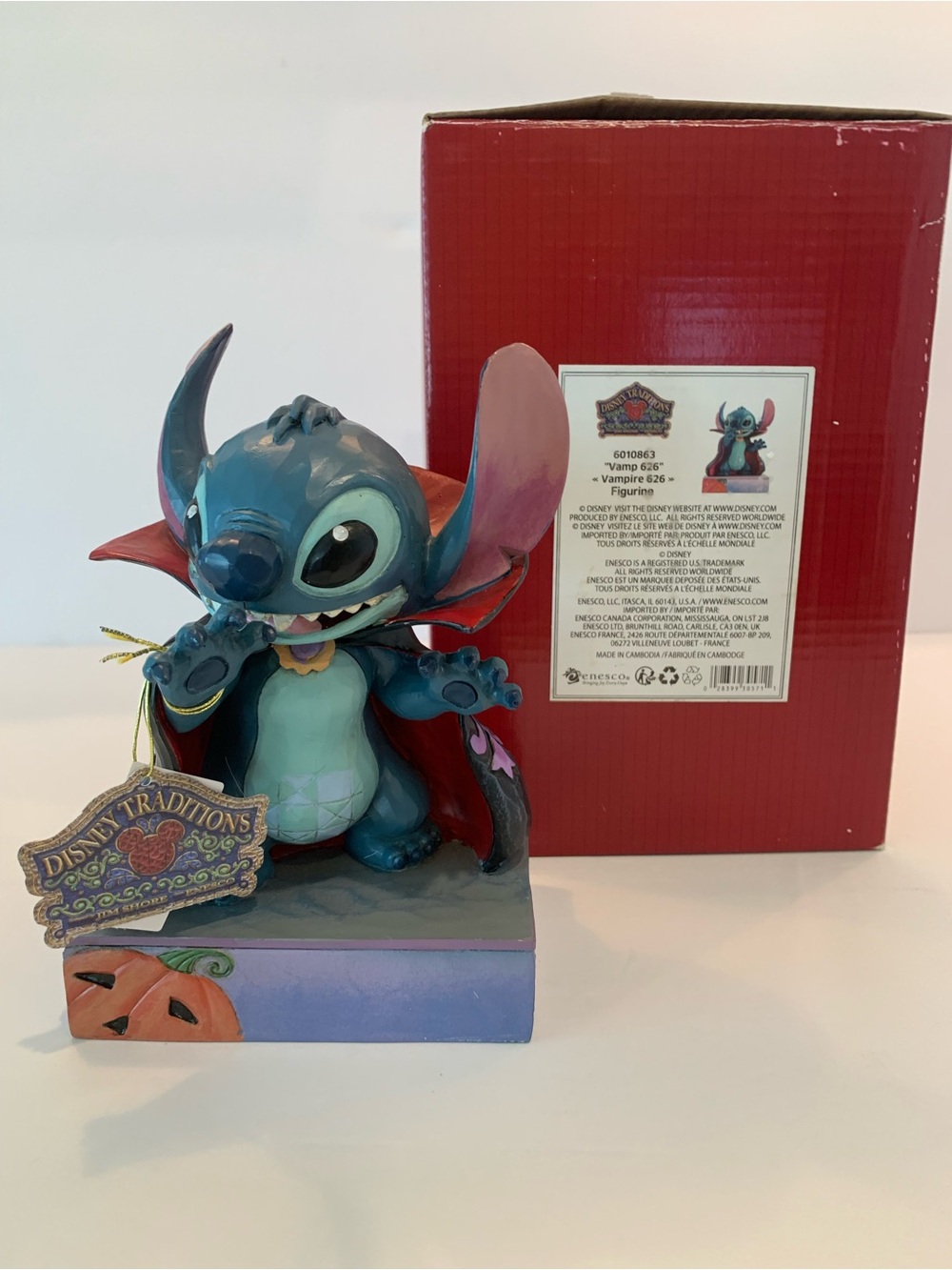 NEW Disney Traditions Jim Shore Stitch Vampire 626 Halloween 6010863 Figure - Picture 14 of 16